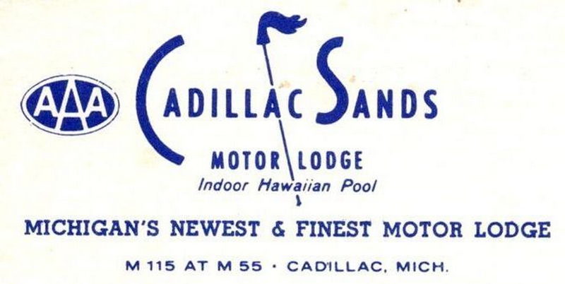 Lake Cadillac Resort (Cadillac Sands Resort) - Vintage Postcard (newer photo)